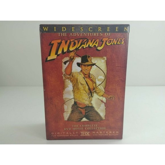 Indiana Jones Complete Collection 4 DVD Box Set Widescreen - Picture 1 of 10
